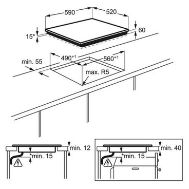Electrolux EHH 56240 IK  варочная индукционная поверхность