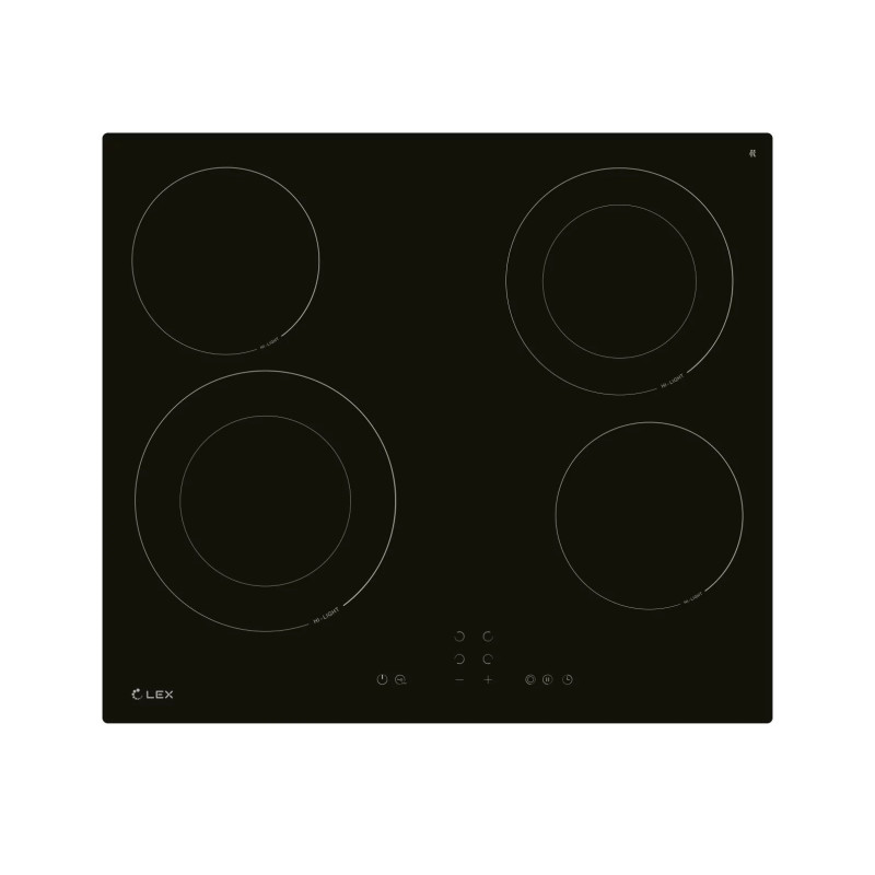 LEX EVH 642A BL электрическая варочная поверхность
