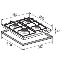 Zigmund & Shtain G 20.6 B варочная поверхность