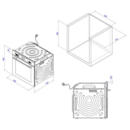 KORTING духовой шкаф OKB 4701 CNRB