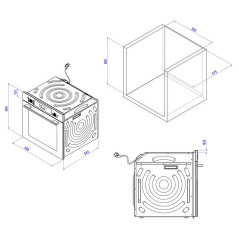 KORTING духовой шкаф OKB 4701 CNRW