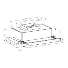 LEX HERMES G 600 GREY вытяжка
