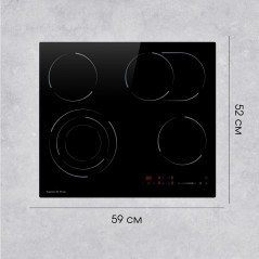 Zigmund & Shtain CN 51.6 B стеклокерамическая поверхность