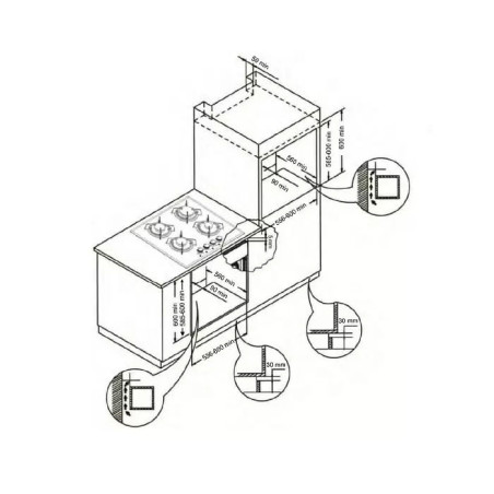 EVELUX Духовой шкаф EO 640 IR