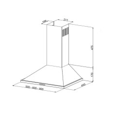 EVELUX Вытяжка Hugge 60 IR