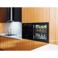 LEX LWD 6036 BL dual zone встраиваемый винный шкаф
