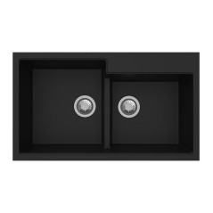 Кухонная мойка TopZero Olivia Deep Black (860x500-77)