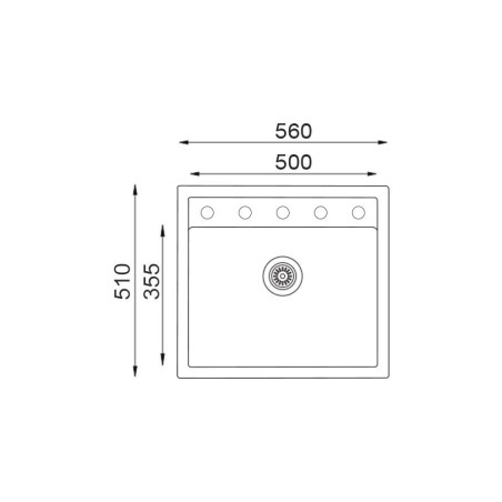 Кухонная мойка TopZero Georgia deep black