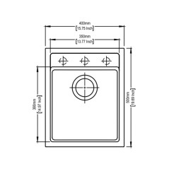 Кухонная мойка TopZero Bonnie graphite