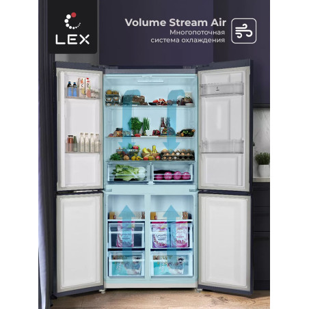 LEX LCD 450 BmlD - холодильник серии Cross Door