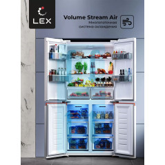 LEX LCD 450 WOrlD - холодильник серии Cross Door
