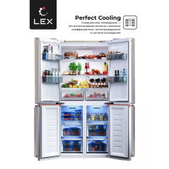 LEX LCD 450 WOrlD - холодильник серии Cross Door