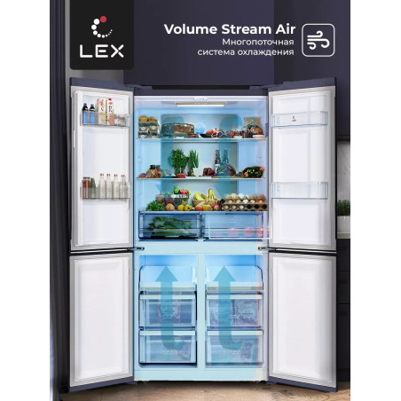 LEX LCD 505 BmlD - холодильник серии Cross Door