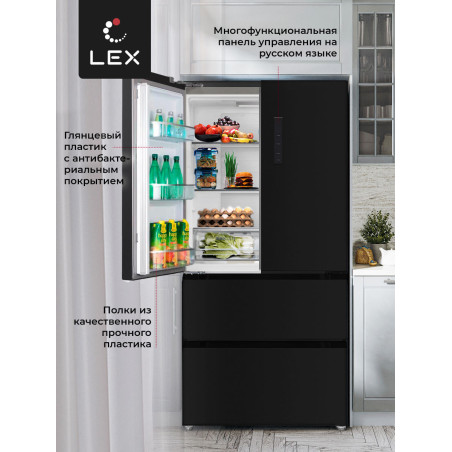 LEX LFD 575 BxID - холодильник серии French Door