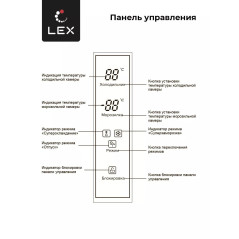 LEX LFD 575 BxID - холодильник серии French Door