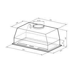 LEX HYPER 600 LIGHT WH вытяжка