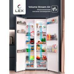 LEX LSB 530 DgID - холодильник серии Side-by-Side