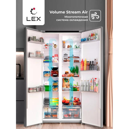 LEX LSB 530 WHID - холодильник серии Side-by-Side