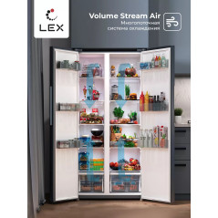 LEX LSB 520 DglD - холодильник серии Side-by-Side