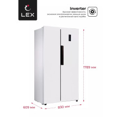 LEX LSB 520 WlD - холодильник серии Side-by-Side