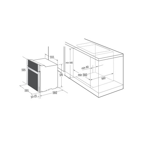 KORTING духовой шкаф OKB 482 CRSI