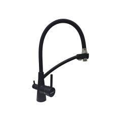 Смеситель Gerdamix BROOKS черный (PL-16)