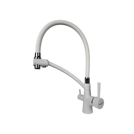 Смеситель Gerdamix BROOKS белый хлопок (PL-36)