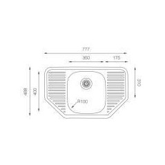 Кухонная мойка TopZero (wellinox) COP 777.488 - GT8K