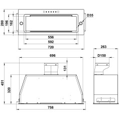 Kanzler вытяжка D 520 W
