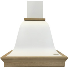 Вытяжка БЬЯНКА 600 КР мощ900 БУК/БЕЛЫЙ МУАР EMA ITALY