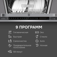 Zigmund & Shtain DW 311.6 посудомоечная машина