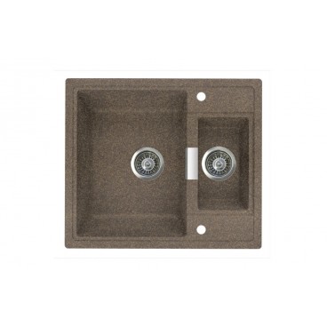 мойка кухонная флорентина липси 580 к цвет коричневый