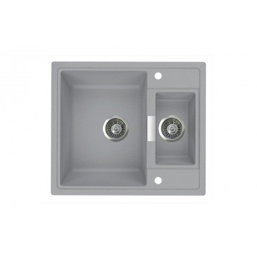 мойка кухонная флорентина липси 580 к цвет грей