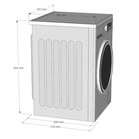 KÖRTING стиральная машина KWM 58ILS1297 N отдельностоящая