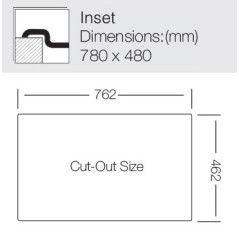 Кухонная мойка TopZero (wellinox) COP 780.480 GW8K