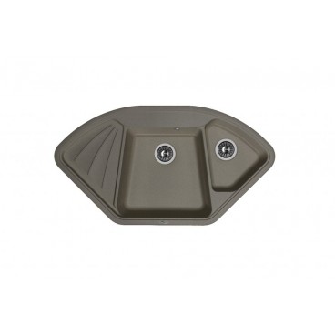 мойка кухонная флорентина капри цвет черный