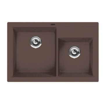 мойка кухонная флорентина касси 780 цвет мокко