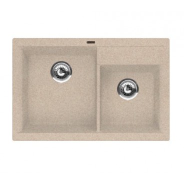мойка кухонная флорентина касси 780 цвет песочный