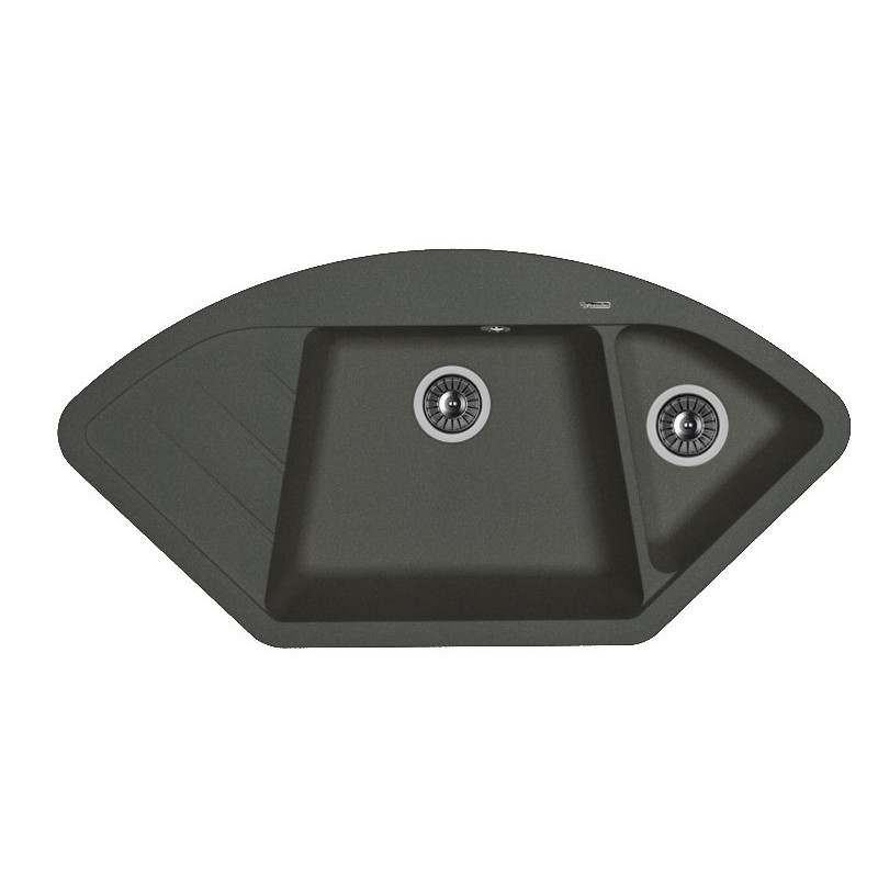Флорентина ВЕСТА цвет ЧЕРНАЯ Мойка кухонная