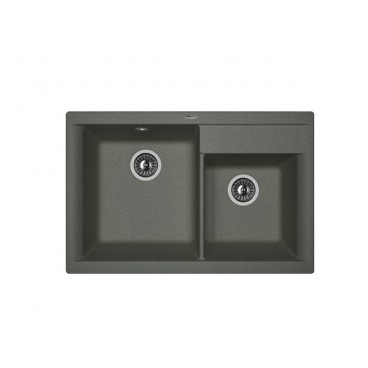 мойка кухонная флорентина касси 780 цвет черный
