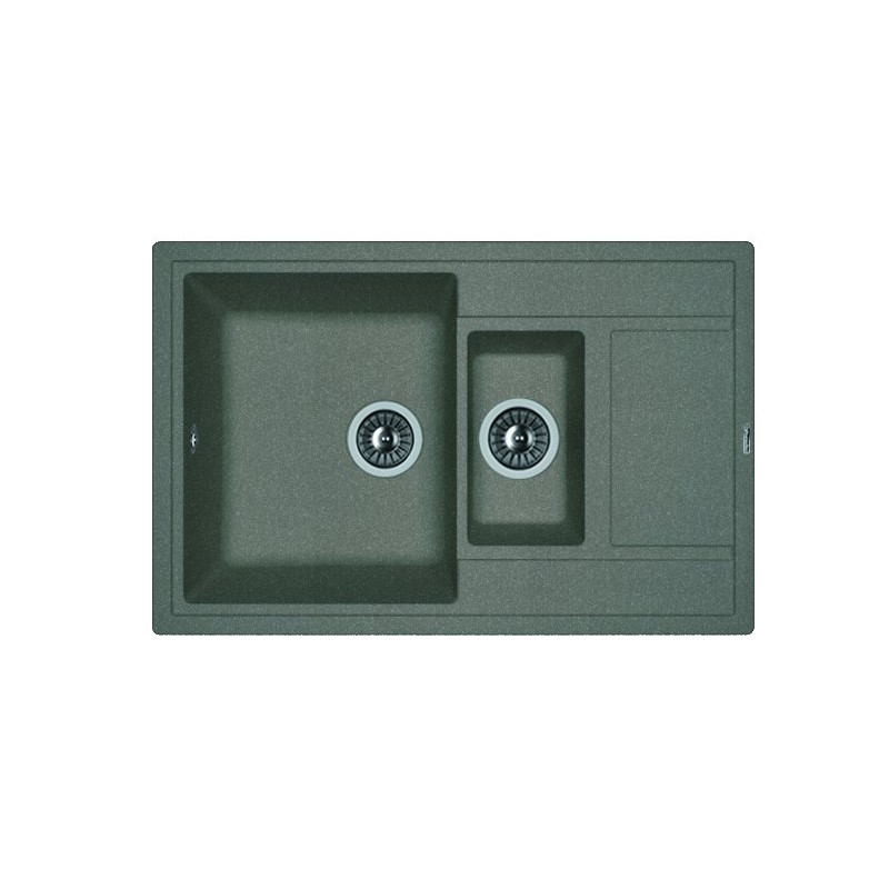 Флорентина ЛИПСИ 780 К цвет ЧЕРНЫЙ Мойка кухонная