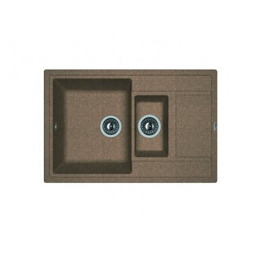 мойка кухонная флорентина липси 780 к цвет коричневый