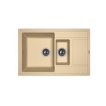 мойка кухонная флорентина липси 780 к цвет капучино