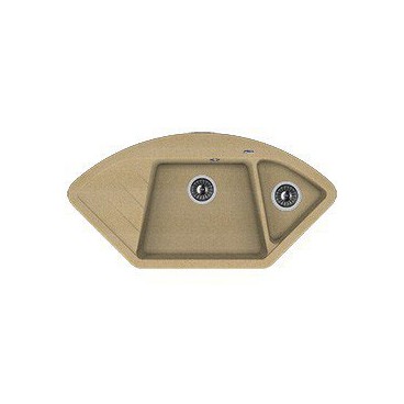 мойка кухонная флорентина веста цвет бежевый