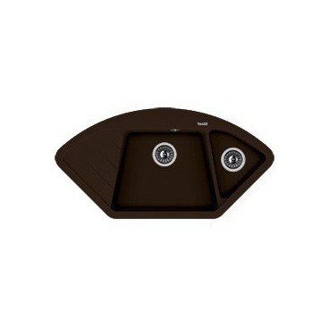 мойка кухонная флорентина веста цвет мокко