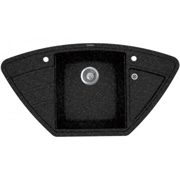 мойка кухонная флорентина липси 980 цвет черный