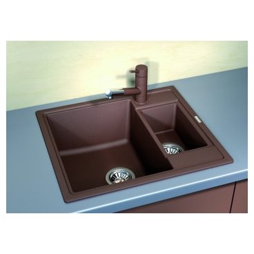Флорентина ЛИПСИ 580 К ЦВЕТ КОРИЧНЕВЫЙ Мойка кухонная