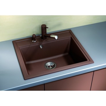 Флорентина ЛИПСИ 600 цвет ГРЕЙ Мойка кухонная