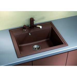 Флорентина ЛИПСИ 600 ЦВЕТ ЧЕРНЫЙ Мойка кухонная