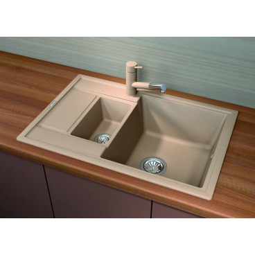 Флорентина ЛИПСИ 780 К цвет КАПУЧИНО Мойка кухонная